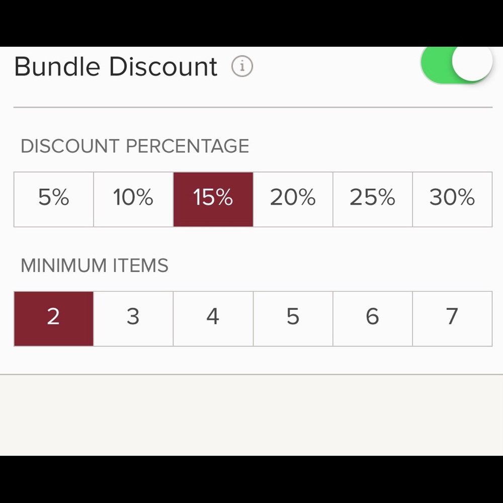 Discount for bundles!